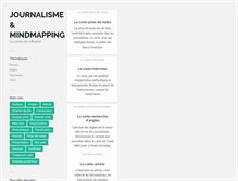 Tablet Screenshot of journalisme-et-mindmapping.net